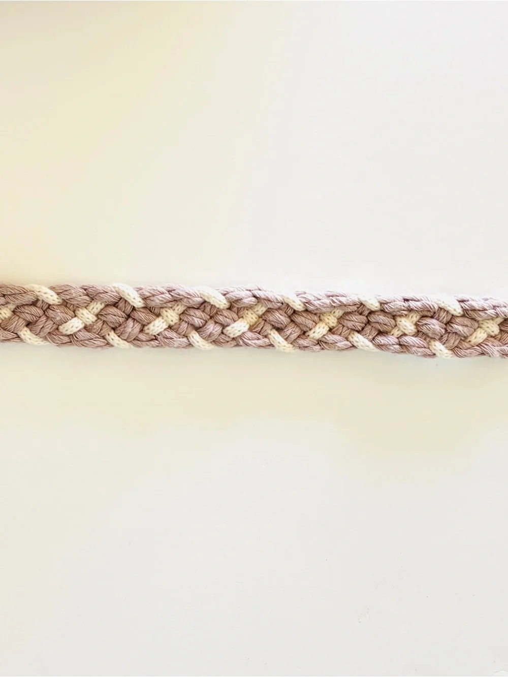 Lavender Latte Series braided Collar- Medium 17”